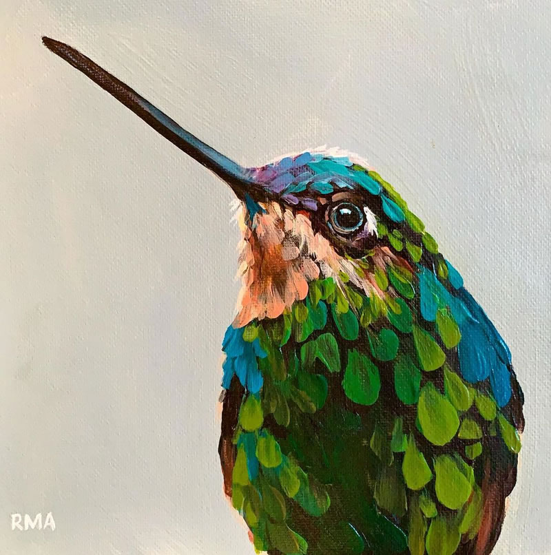 Gorgeous Bird Portrait Paintings by Rachel Altschuler