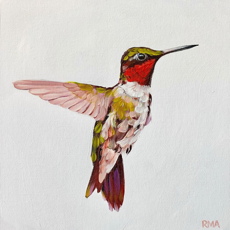 Gorgeous Bird Portrait Paintings by Rachel Altschuler