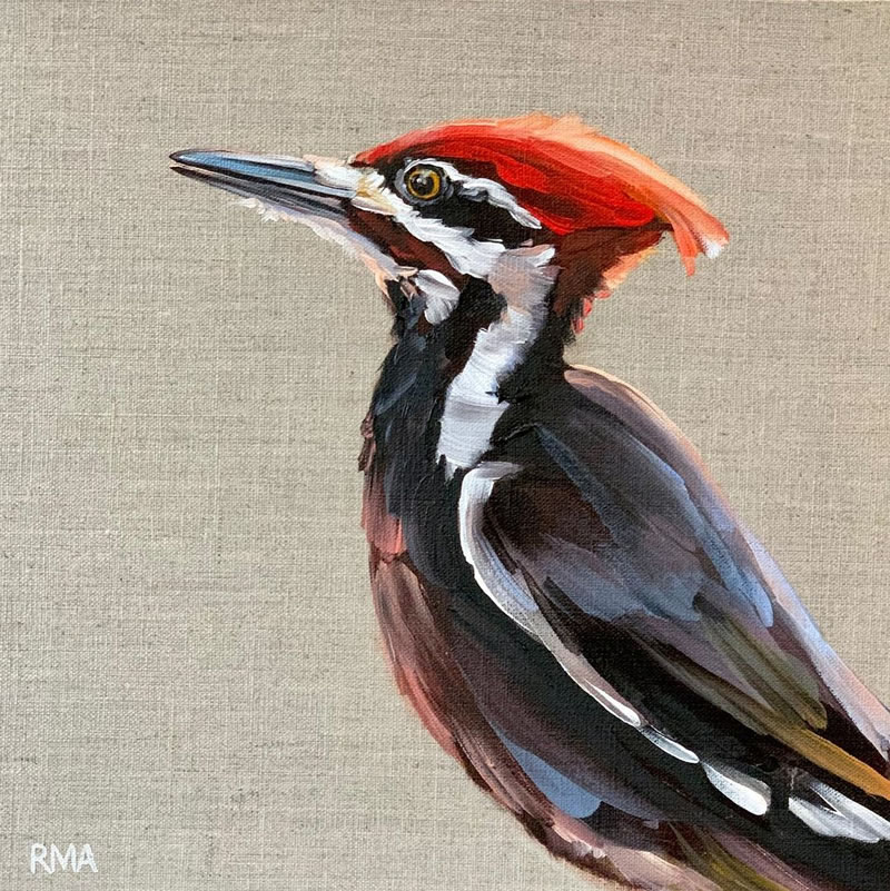 Gorgeous Bird Portrait Paintings by Rachel Altschuler