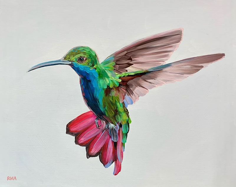 Gorgeous Bird Portrait Paintings by Rachel Altschuler