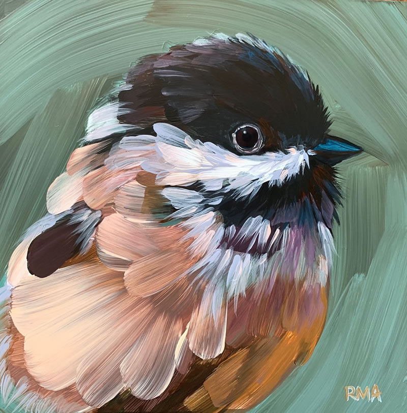 Gorgeous Bird Portrait Paintings by Rachel Altschuler