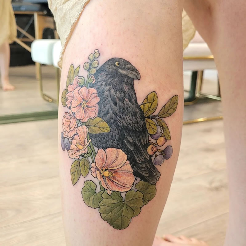 Flora and Fauna Tattoos by Jamie