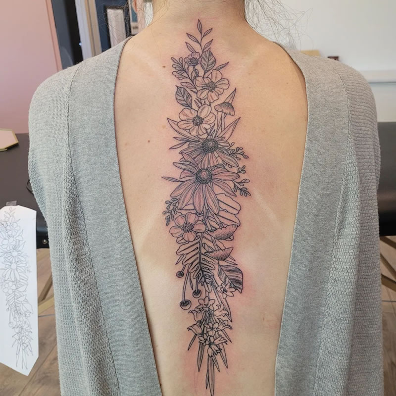 Flora and Fauna Tattoos by Jamie