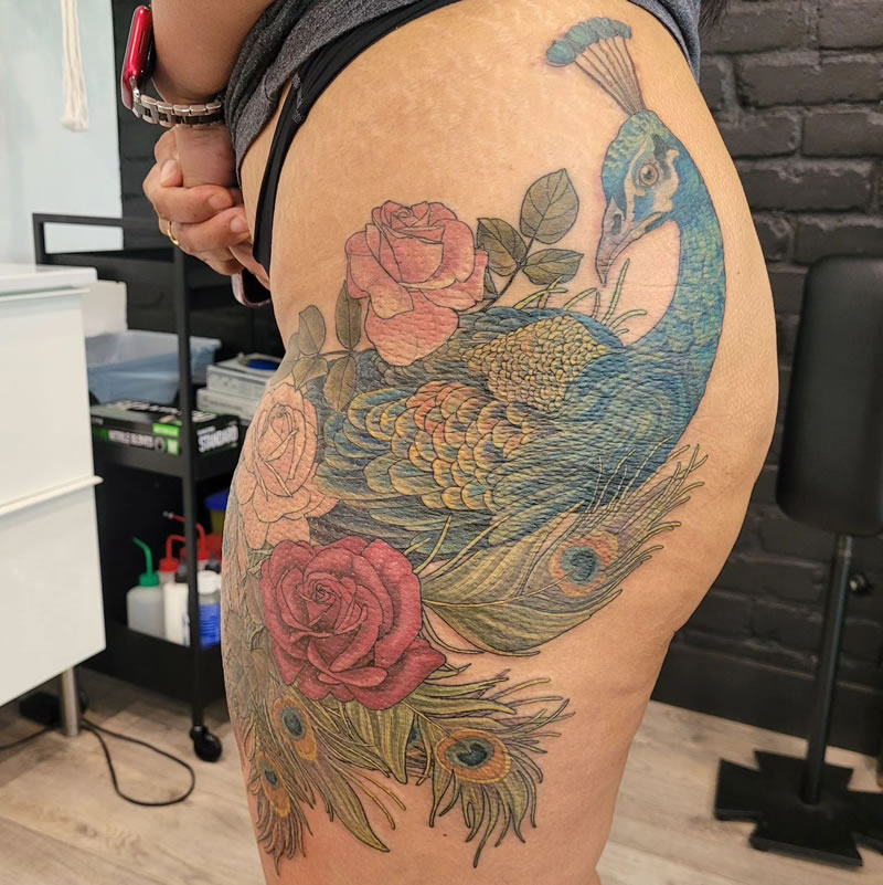 Flora and Fauna Tattoos by Jamie