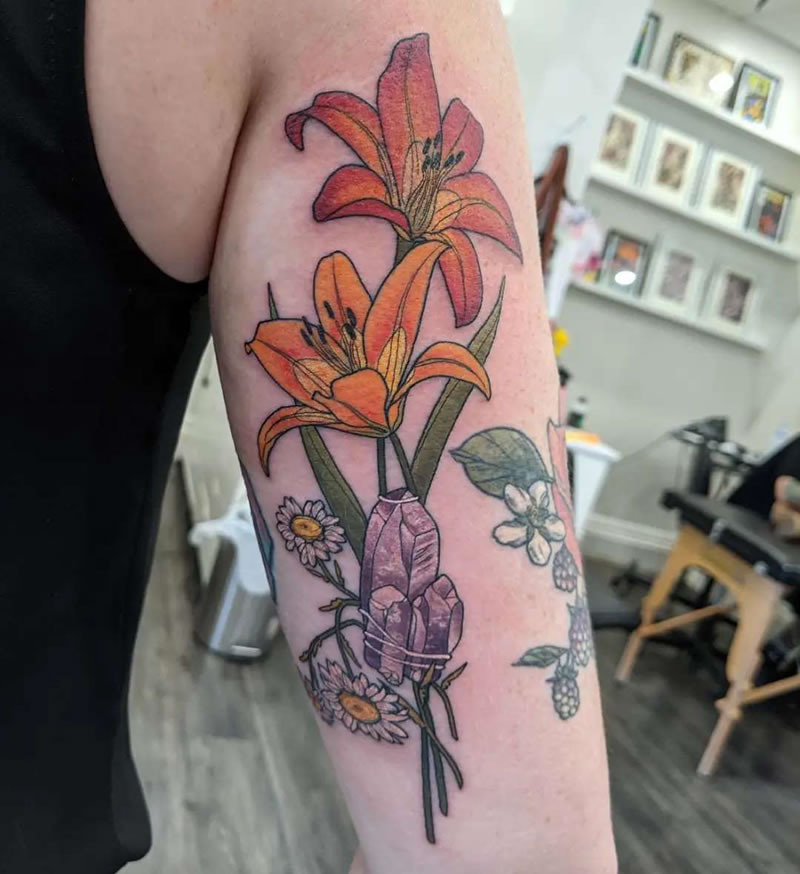 Flora and Fauna Tattoos by Jamie