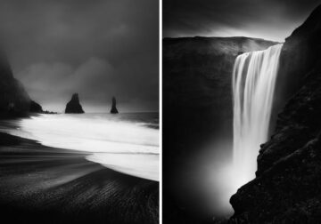 Iceland Black and White Landscape Photos by Peter