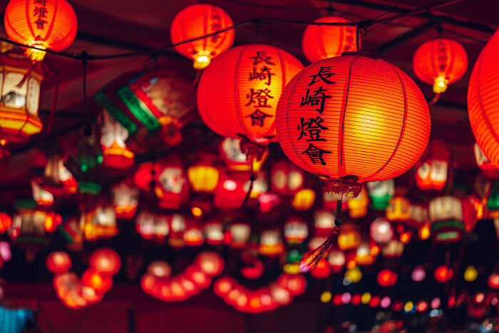 Japan Lantern Festival In The Snow By Yuichi Yokota