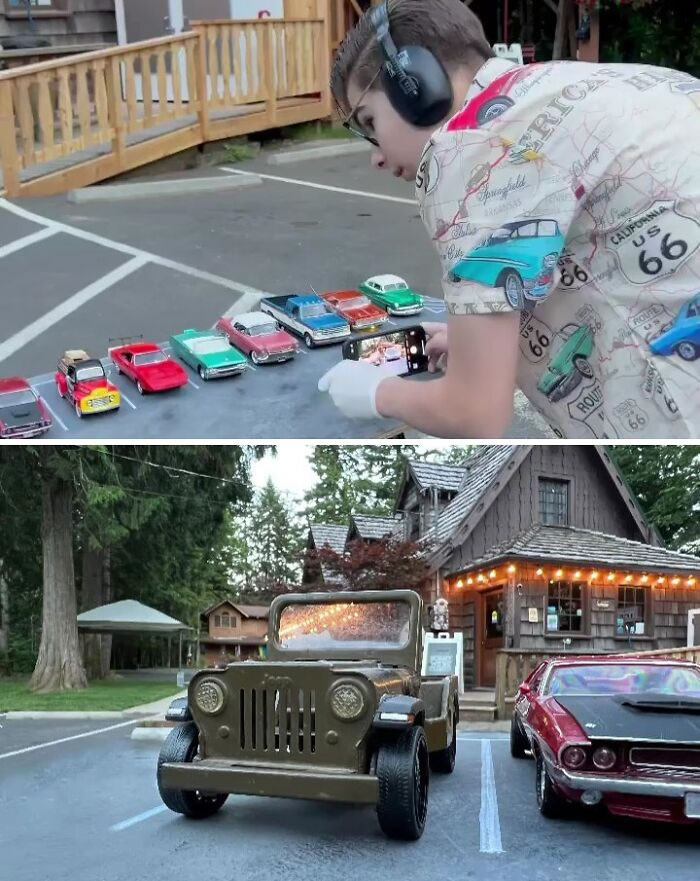 Realistic Scenes With Miniature Cars By Anthony Ryan Schmidt