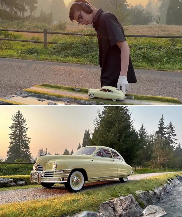 Realistic Scenes With Miniature Cars By Anthony Ryan Schmidt