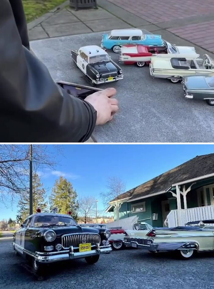 Realistic Scenes With Miniature Cars By Anthony Ryan Schmidt