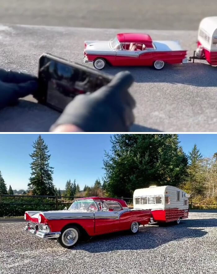 Realistic Scenes With Miniature Cars By Anthony Ryan Schmidt