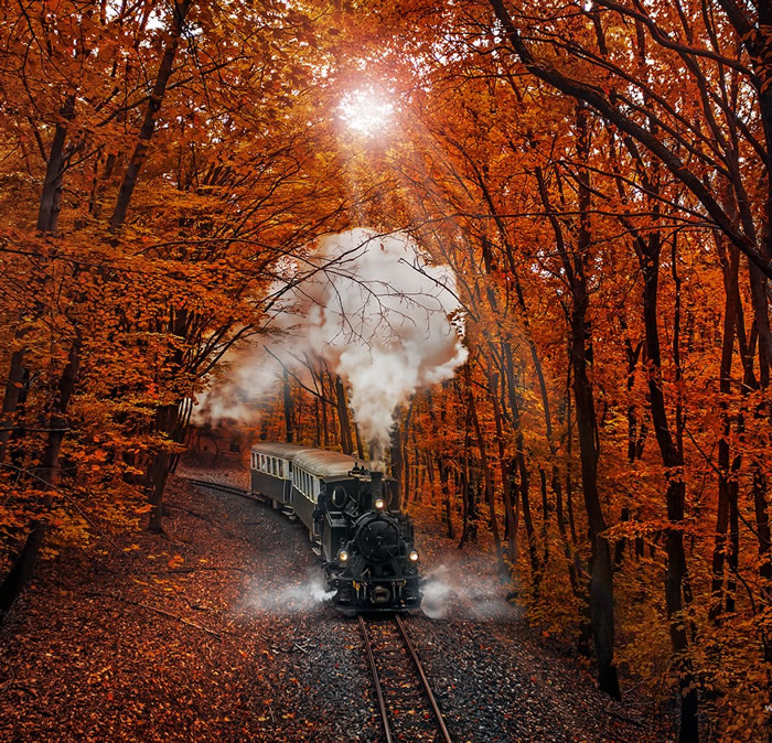 Tamas Rizsavi Beautiful Train Photographs In Exciting Places