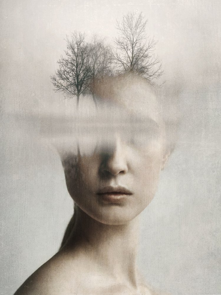 Double Exposure Portraits by Erkin Demir