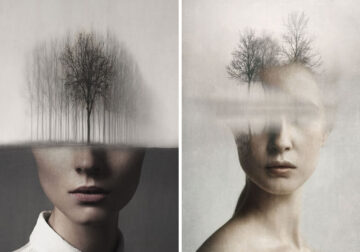 Double Exposure Portraits by Erkin Demir