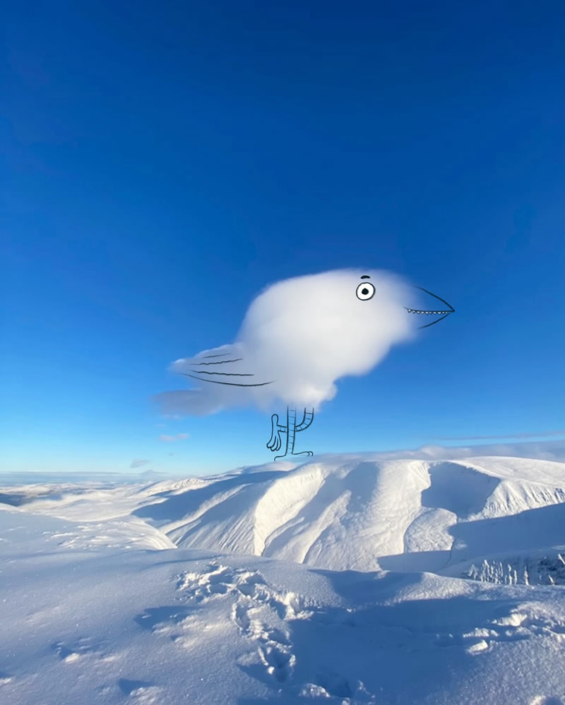 Funny Doodles Of Clouds by Chris Judge