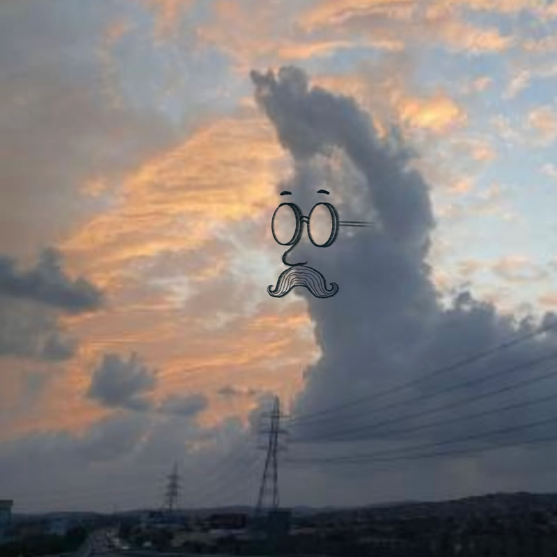 Funny Doodles Of Clouds by Chris Judge