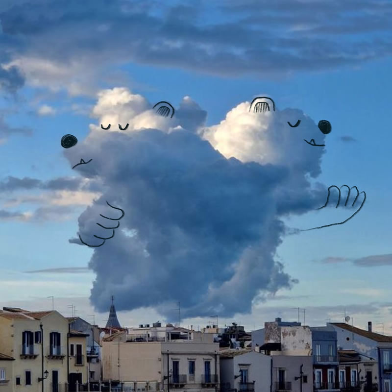 Funny Doodles Of Clouds by Chris Judge