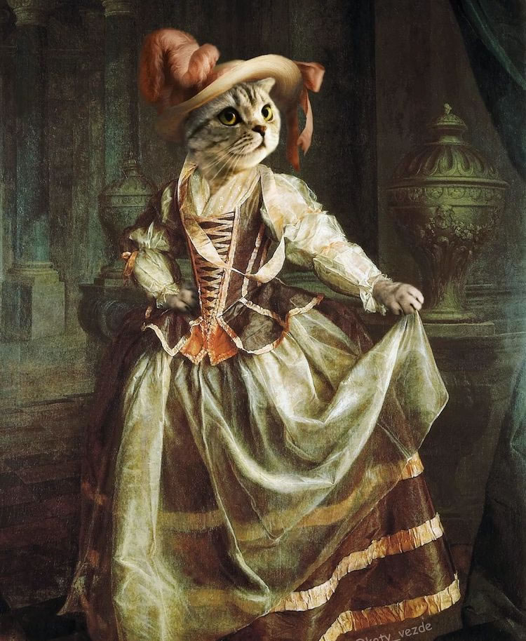 Cats Royalty Traditional Portraits By Galina Bugaevskaya