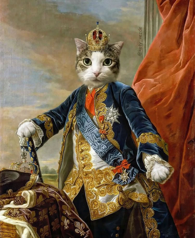 Cats Royalty Traditional Portraits By Galina Bugaevskaya