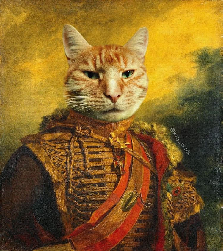 Cats Royalty Traditional Portraits By Galina Bugaevskaya