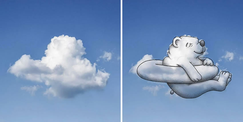 Clouds Drawings by Monse Ascencio