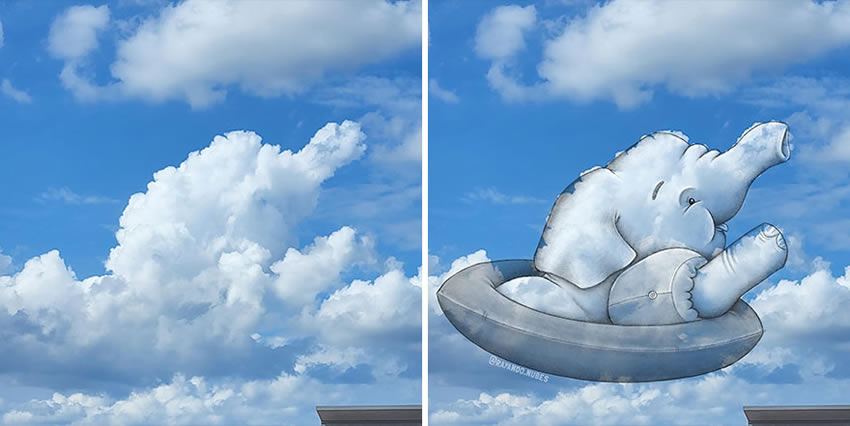 Clouds Drawings by Monse Ascencio