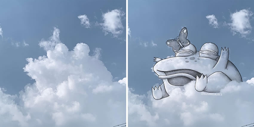 Clouds Drawings by Monse Ascencio