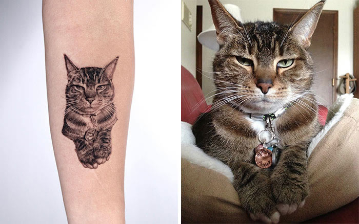 Incredible Realistic Pet Tattoos By Yeono