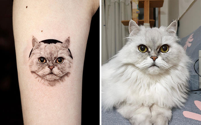 Incredible Realistic Pet Tattoos By Yeono