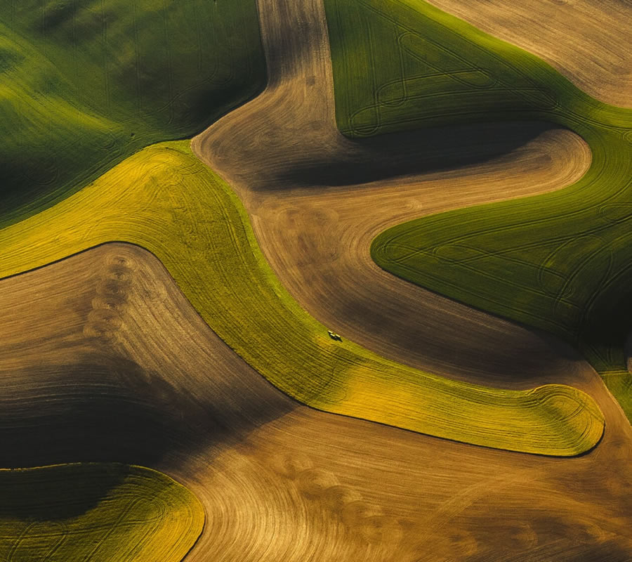 Aerial Landscapes Of Eastern Washington By Mitchell Rouse