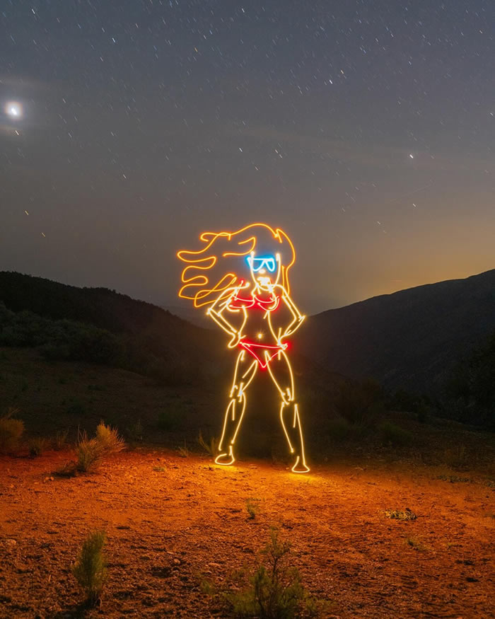 Light Paintings Photography By Dariustwin