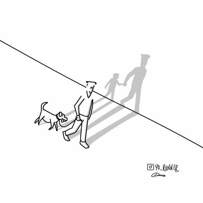 Minimalist Cartoons About Everyday Life