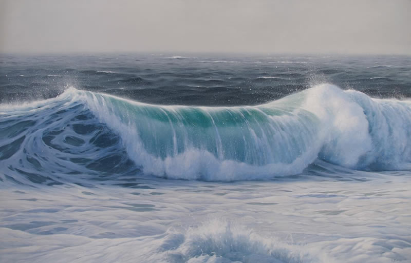 Ocean Oil Paintings By Katharine Burns