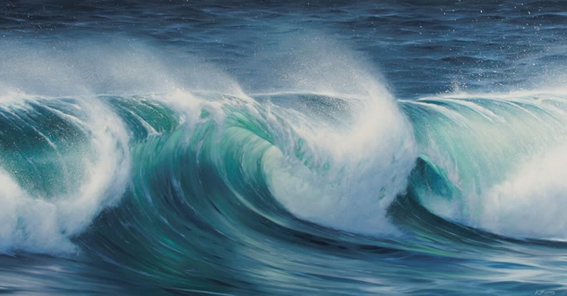 Ocean Oil Paintings By Katharine Burns