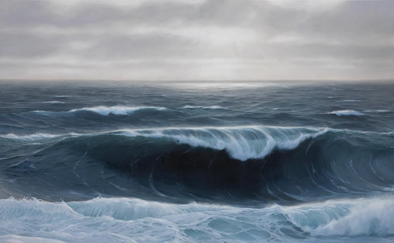 Ocean Oil Paintings By Katharine Burns