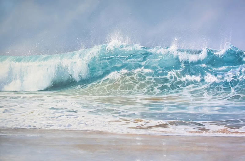 Ocean Oil Paintings By Katharine Burns