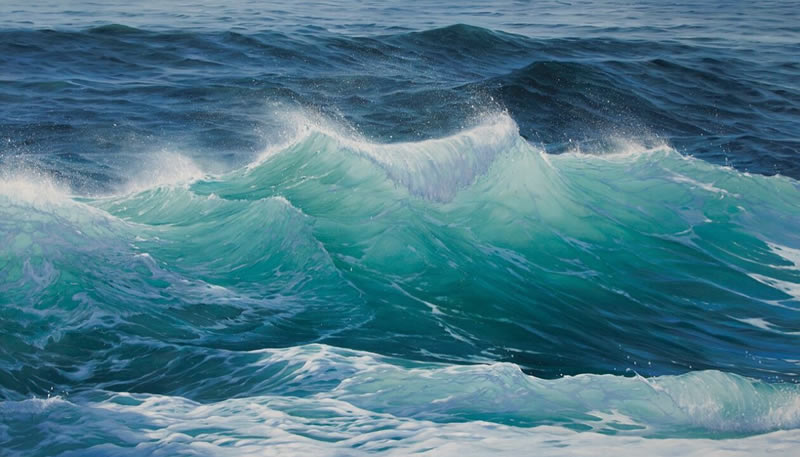 Ocean Oil Paintings By Katharine Burns