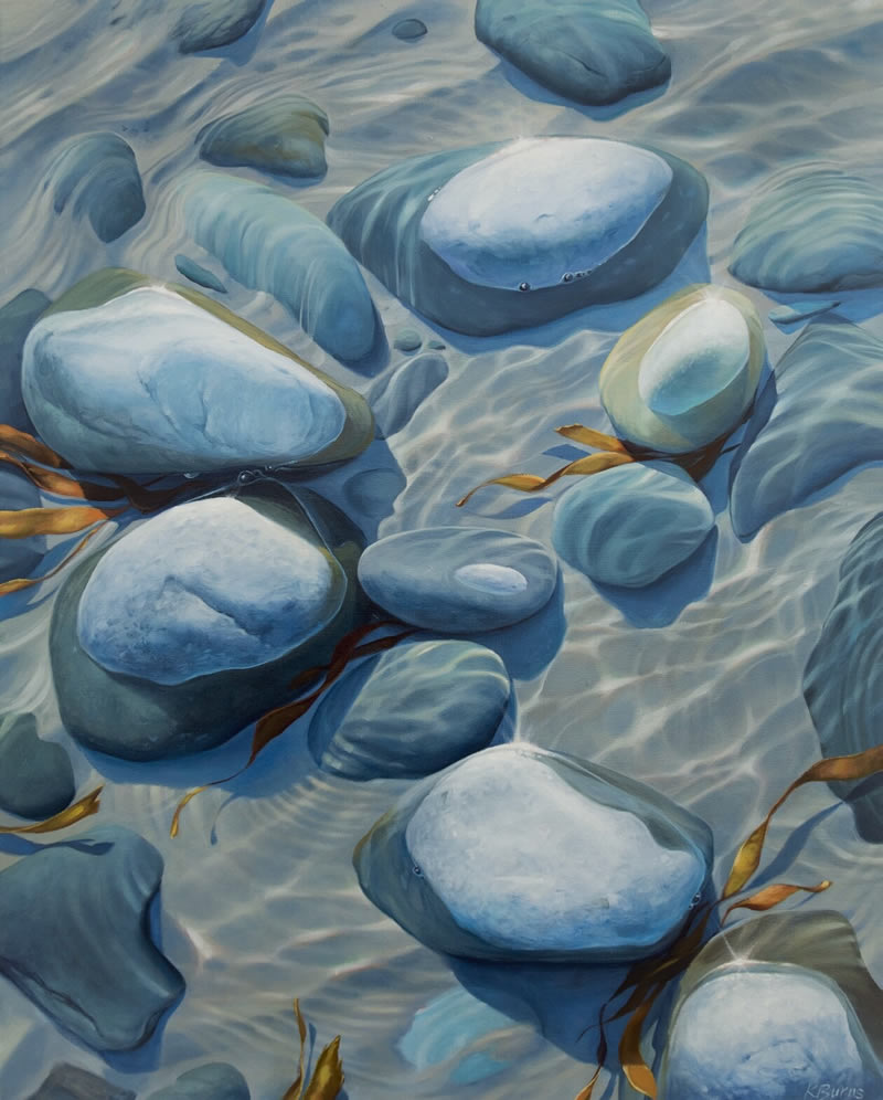 Ocean Oil Paintings By Katharine Burns