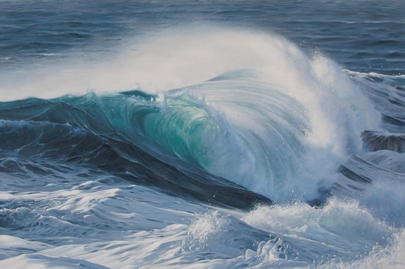 Ocean Oil Paintings By Katharine Burns