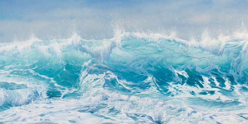 Ocean Oil Paintings By Katharine Burns