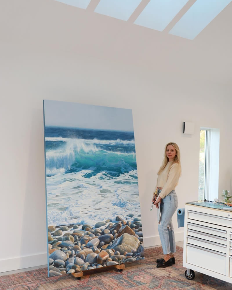 Ocean Oil Paintings By Katharine Burns