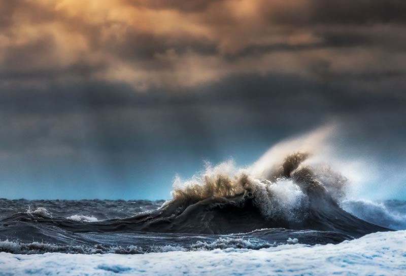 Waves Of Lake Erie By Trevor Pottelberg