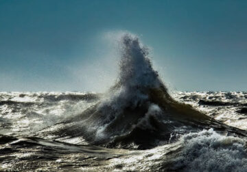 Waves Of Lake Erie By Trevor Pottelberg