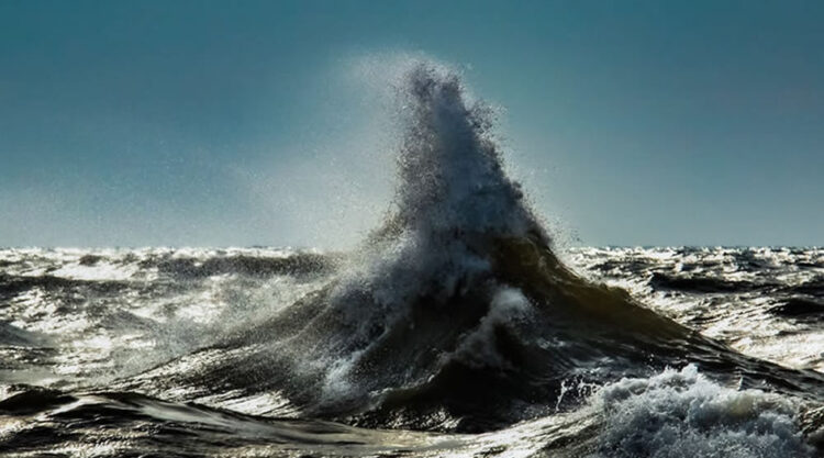 Waves Of Lake Erie By Trevor Pottelberg