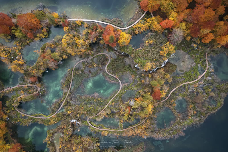 Colorful Waterfalls Of Plitvice Lakes In Croatia By Tamas Dombora