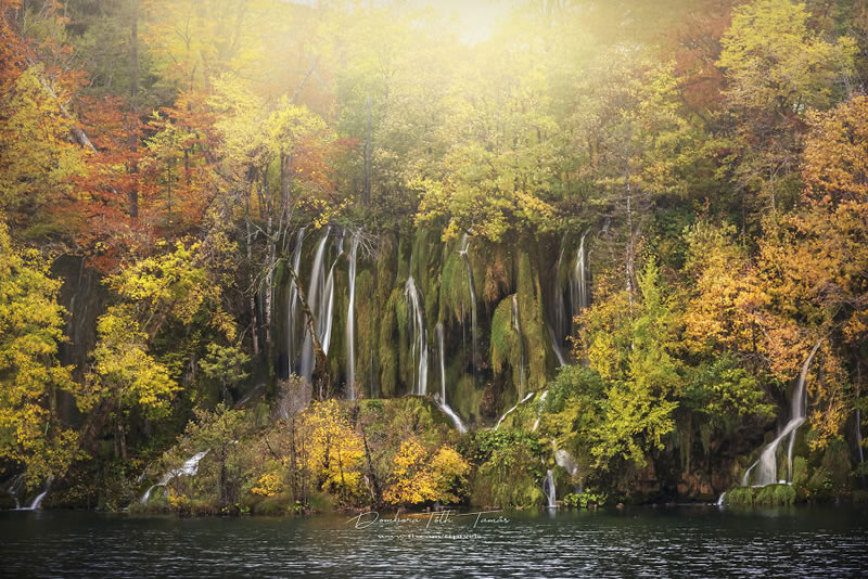 Colorful Waterfalls Of Plitvice Lakes In Croatia By Tamas Dombora