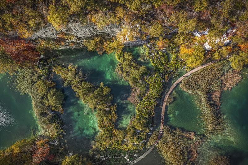 Colorful Waterfalls Of Plitvice Lakes In Croatia By Tamas Dombora