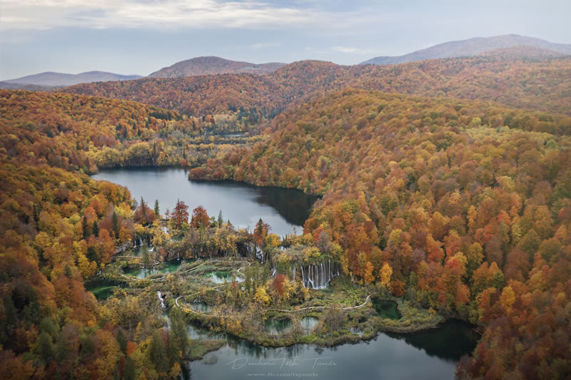 Colorful Waterfalls Of Plitvice Lakes In Croatia By Tamas Dombora