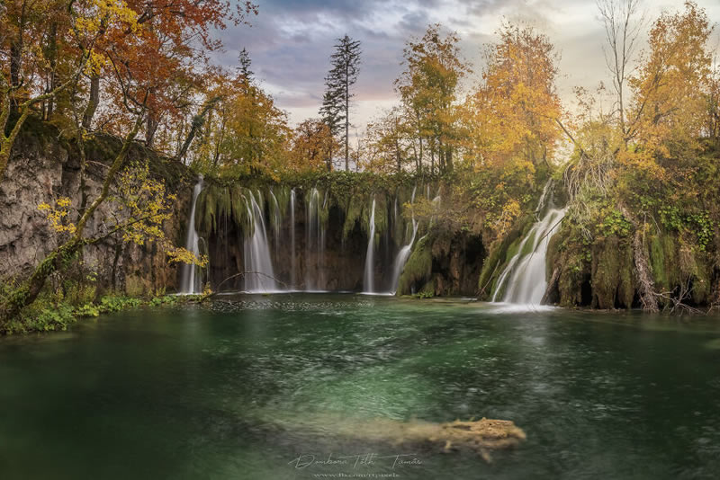 Colorful Waterfalls Of Plitvice Lakes In Croatia By Tamas Dombora