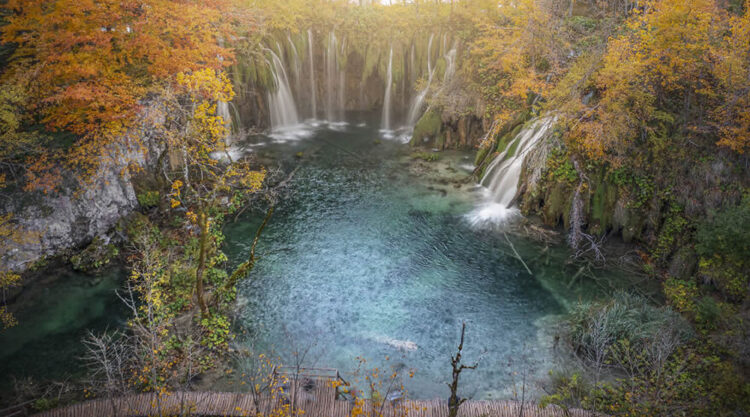 Colorful Waterfalls Of Plitvice Lakes In Croatia By Tamas Dombora